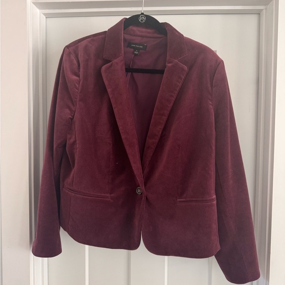 Ann Taylor Burgundy Blazer - Picture 1 of 7
